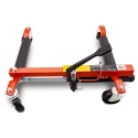 Wózek manewrowy hydrauliczny pod koła 1 sztuka czerwony