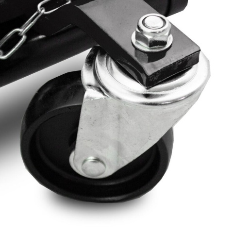 Wózek manewrowy hydrauliczny pod koła 2 sztuki czarny