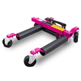 Wózek manewrowy hydrauliczny pod koła 2 sztuki magenta