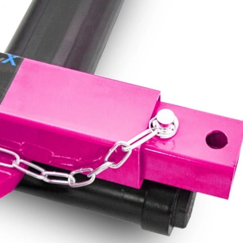 Wózek manewrowy hydrauliczny pod koła 2 sztuki magenta