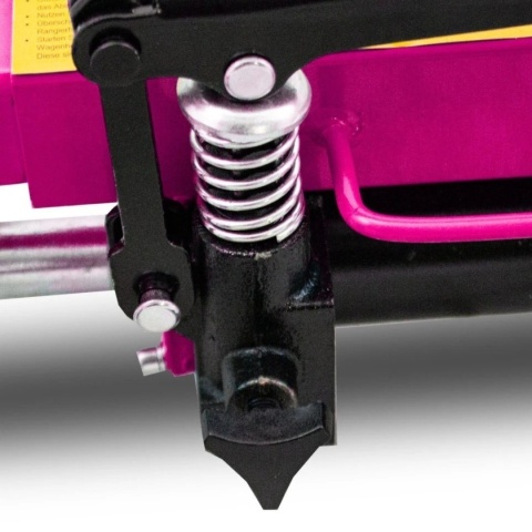 Wózek manewrowy hydrauliczny pod koła 4 sztuki magenta