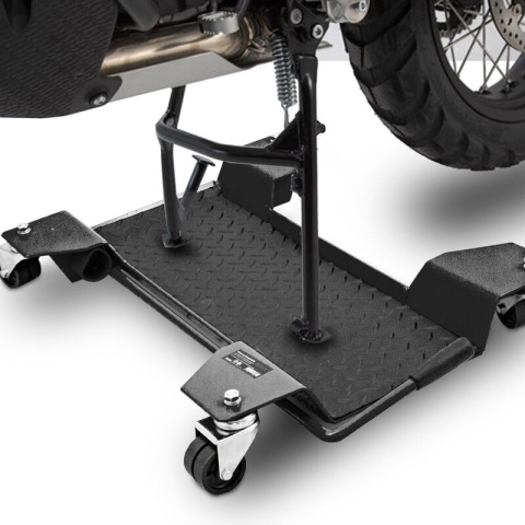Wózek podest manewrowy do motocykli 200kg czarny