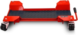 Wózek podest manewrowy do motocykli 200kg czerwony