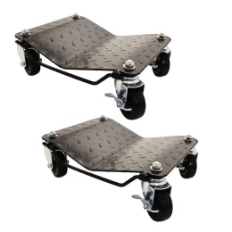 Wózki manewrowe do pojazdów 2x 680kg czarne