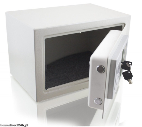 SEJF MEBLOWY ELEKTRONICZNY JASNY SZARY SEJF MEBLOWY ELEKTRONICZNY JASNY SZARY