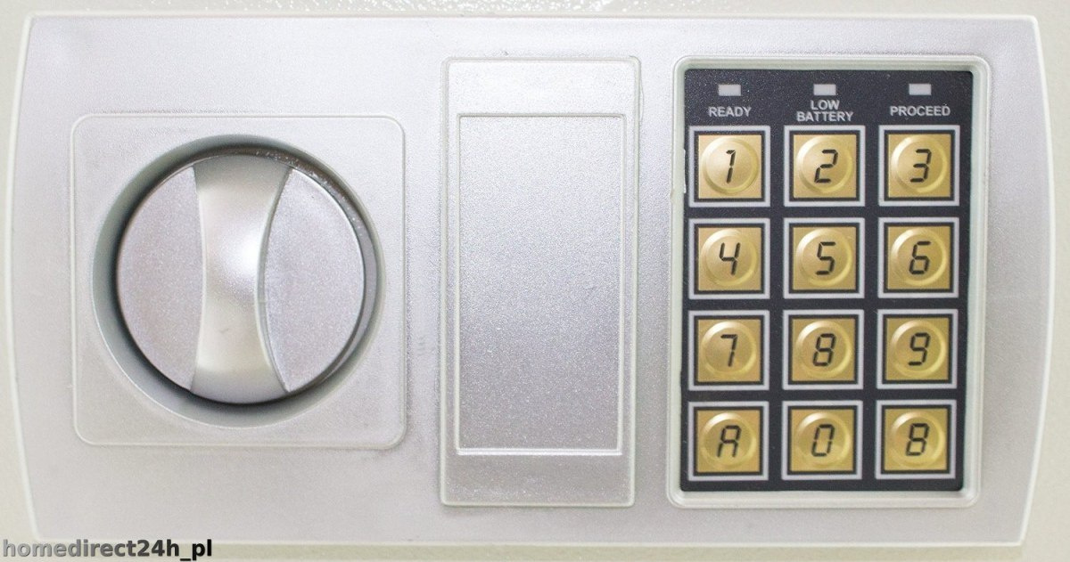 SEJF MEBLOWY ELEKTRONICZNY JASNY SZARY SEJF MEBLOWY ELEKTRONICZNY JASNY SZARY
