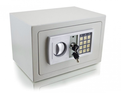 SEJF MEBLOWY ELEKTRONICZNY JASNY SZARY SEJF MEBLOWY ELEKTRONICZNY JASNY SZARY