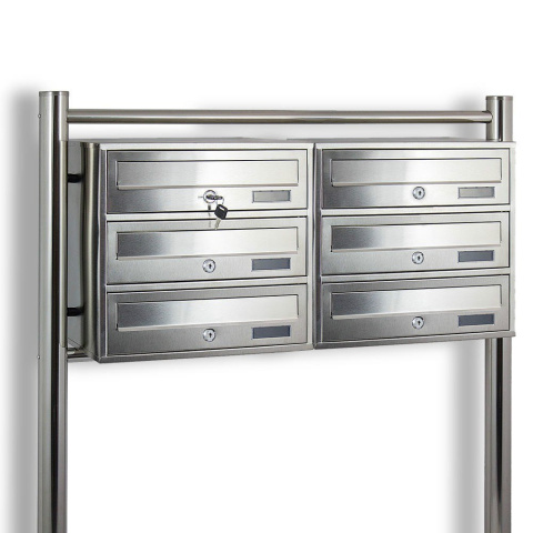 SKRZYNKA POCZTOWA LOKATORSKA 2x3 METALLIC STAL NIERDZEWNA SKRZYNKA POCZTOWA LOKATORSKA 2x3 METALLIC STAL NIERDZEWNA