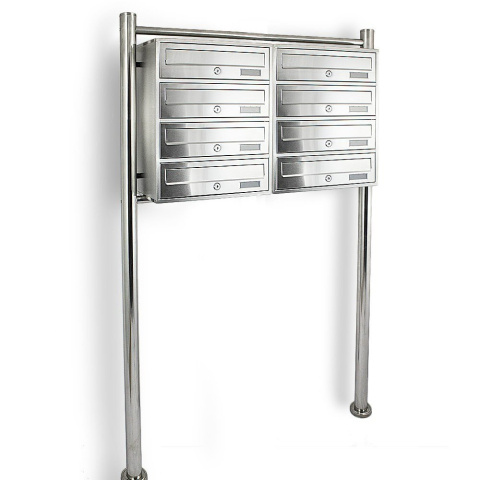 SKRZYNKA POCZTOWA LOKATORSKA 2x4 METALLIC STAL NIERDZEWNA SKRZYNKA POCZTOWA LOKATORSKA 2x4 METALLIC STAL NIERDZEWNA