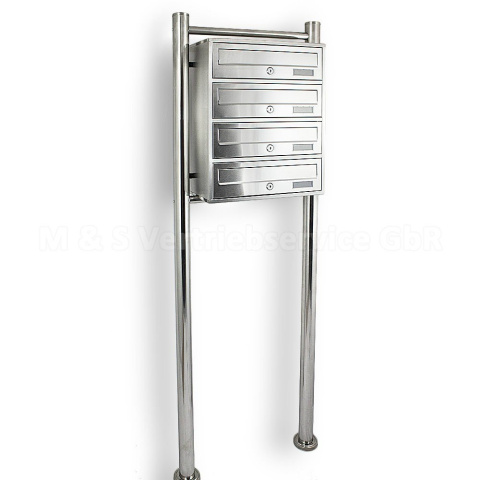SKRZYNKA POCZTOWA LOKATORSKA 4 METALLIC STAL NIERDZEWNA SKRZYNKA POCZTOWA LOKATORSKA 4 METALLIC STAL NIERDZEWNA