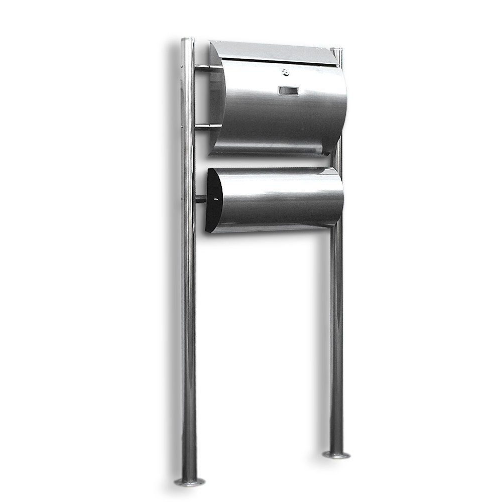 SKRZYNKA POCZTOWA NA LISTY ZE STOJAKAMI STAL INOX SKRZYNKA POCZTOWA NA LISTY ZE STOJAKAMI STAL INOX