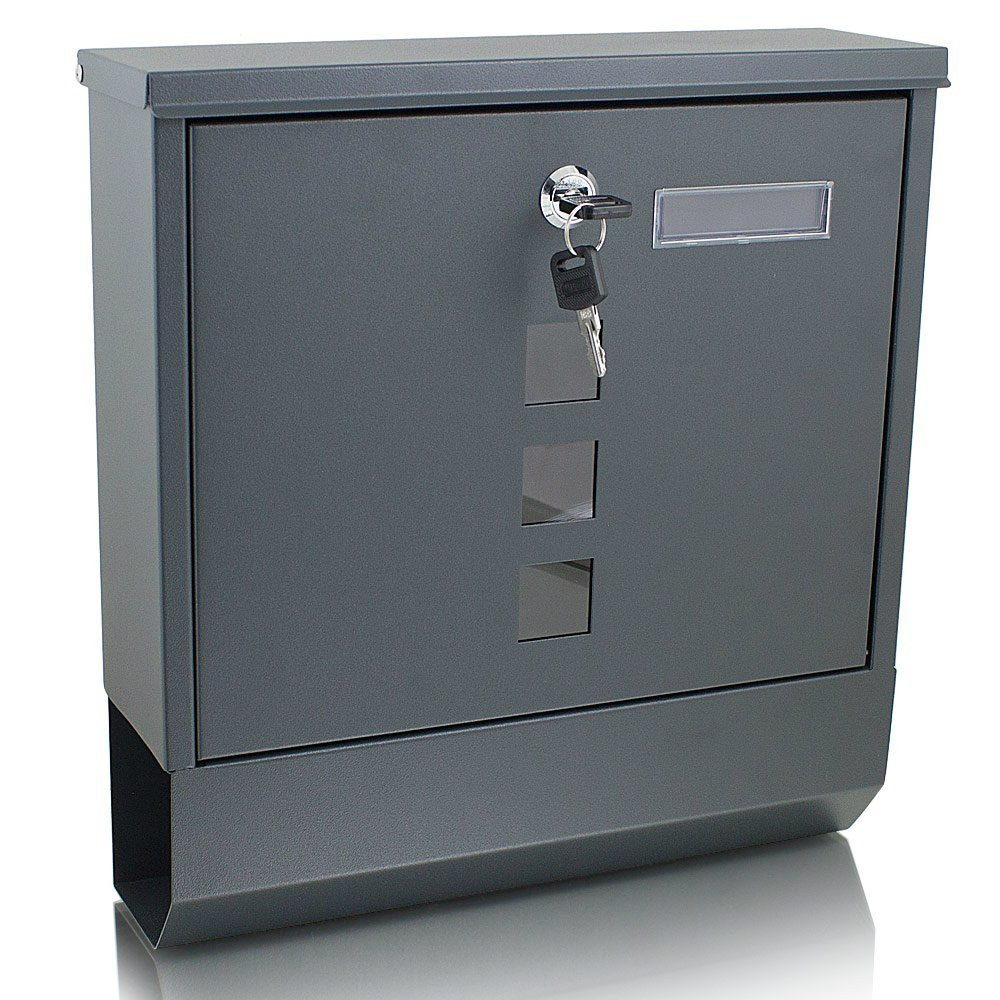 Skrzynka pocztowa na listy z gazetnikiem ze stali inox Skrzynka pocztowa na listy z gazetnikiem ze stali inox