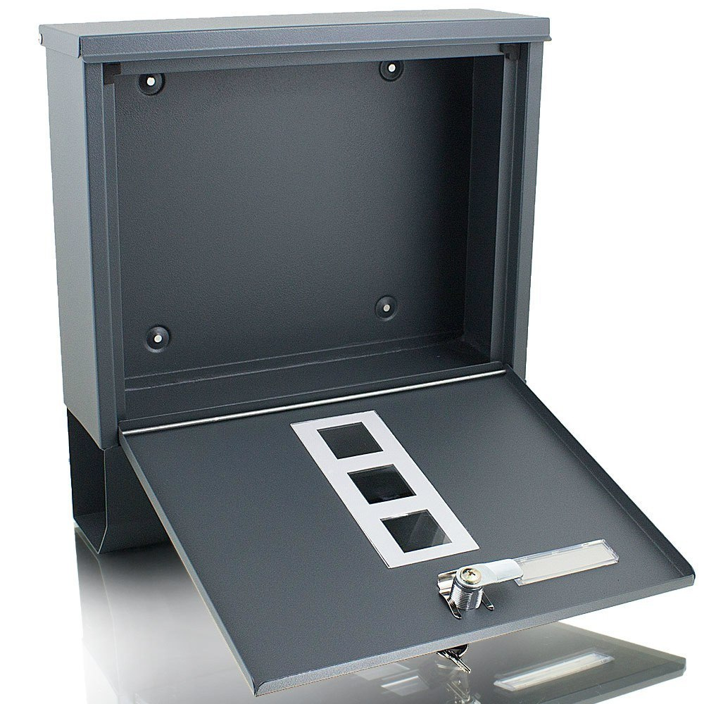 Skrzynka pocztowa na listy z gazetnikiem ze stali inox Skrzynka pocztowa na listy z gazetnikiem ze stali inox