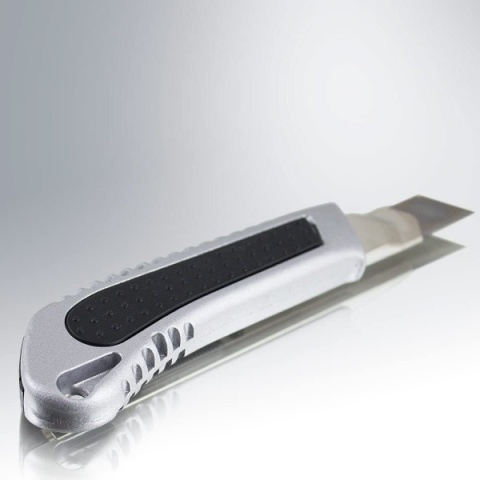 25szt. Nożyk Do Tapet 18mm Aluminiowy Łamane Ostrze