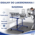 Mobilny stojak lakierniczy do felg BITUXX 4 felgi max 100kg