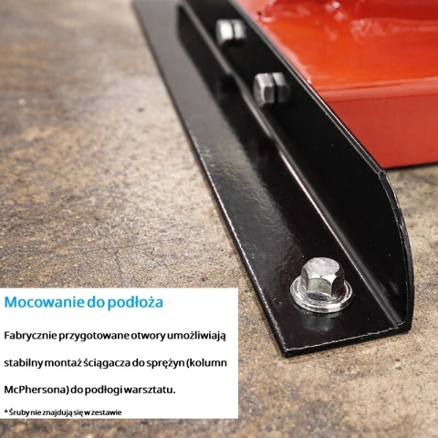 ŚCIĄGACZ DO SPRĘŻYN HYDRAULICZNY 2,5T WARSZTATOWY Z PEDAŁEM BITUXX