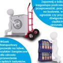 Wózek ręczny magazynowy 200kg czerwony BITUXX