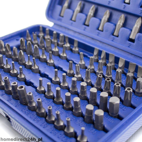 Zestaw bitów bity końcówki wkrętakowe torx 100szt Zestaw bitów bity końcówki wkrętakowe torx 100szt